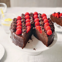 Martha's chocolate & raspberry torte